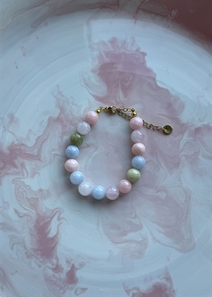Morganit armbånd Lys Pastel By ANTHON